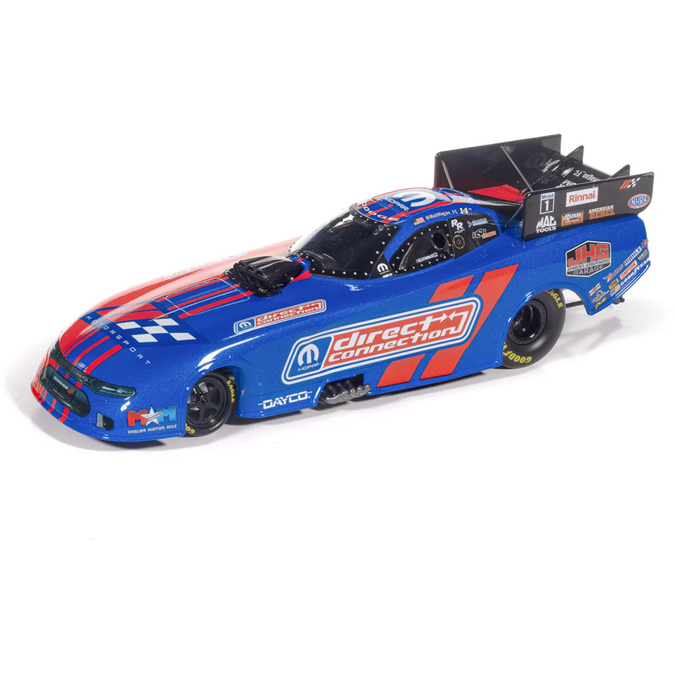 2025 Matt Hagan Direct Connection Dodge Charger Funny Car 1:24 Scale Diecast Model Car by Auto World Main Image