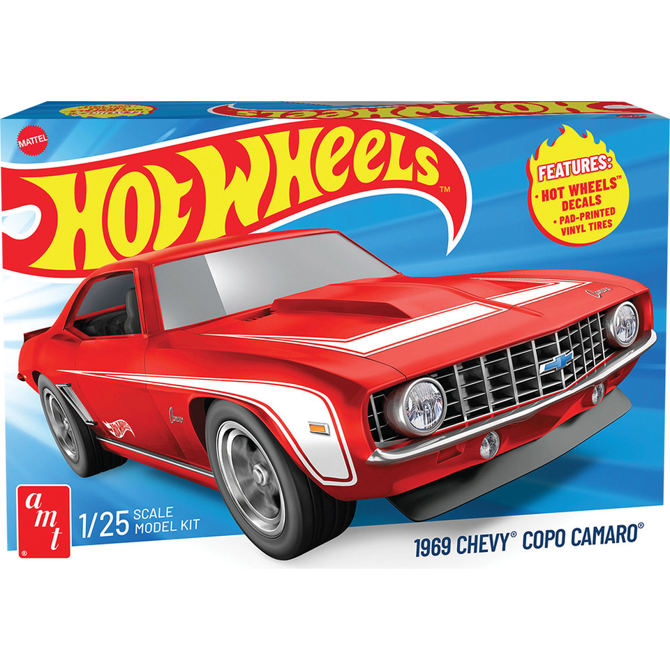 1969 Chevy Camaro COPO Hot Wheels 1:25 Scale Model Kit by AMT Main Image