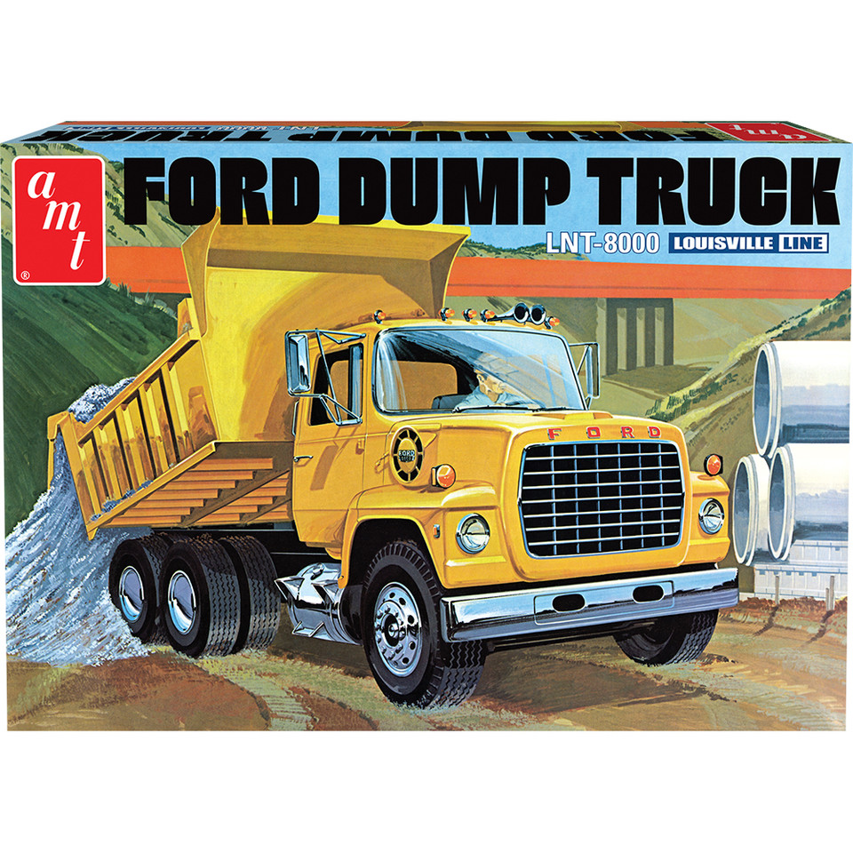 Ford LNT-8000 Louisville Dump Truck 1:25 Scale Model Kit by AMT Main Image