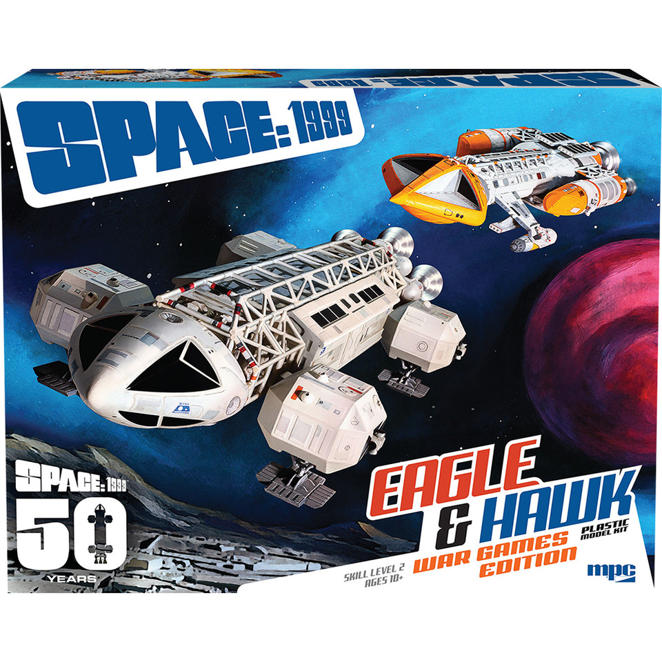 Space:1999 Eagle & Hawk War Games Edition 1:72 Scale Model Kit by MPC Models Main Image
