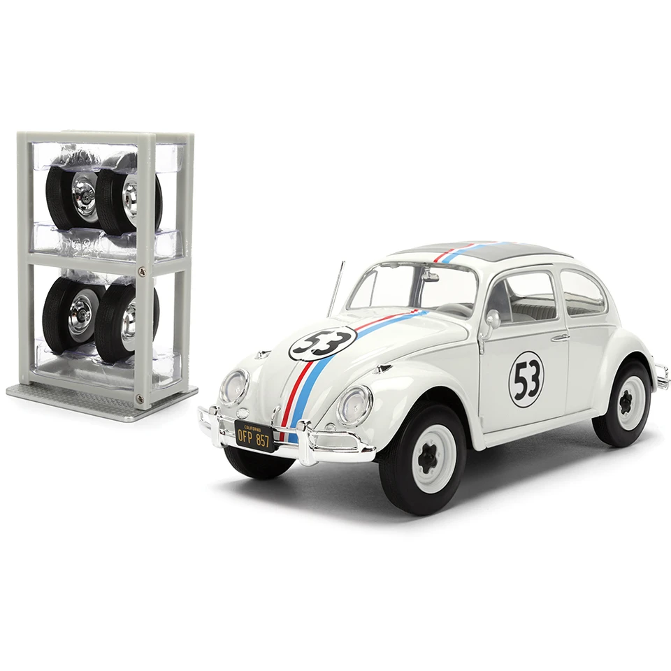 Herbie the Love Bug VW Beetle w/Tire Rack Main Image