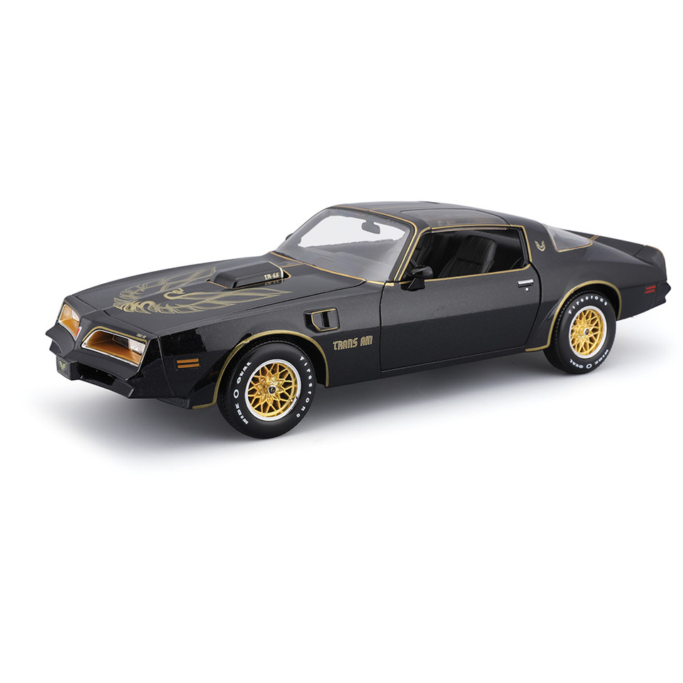 1978 Pontiac Firebird Trans Am - Black 1:18 Scale Diecast Model Car by Maisto Main Image