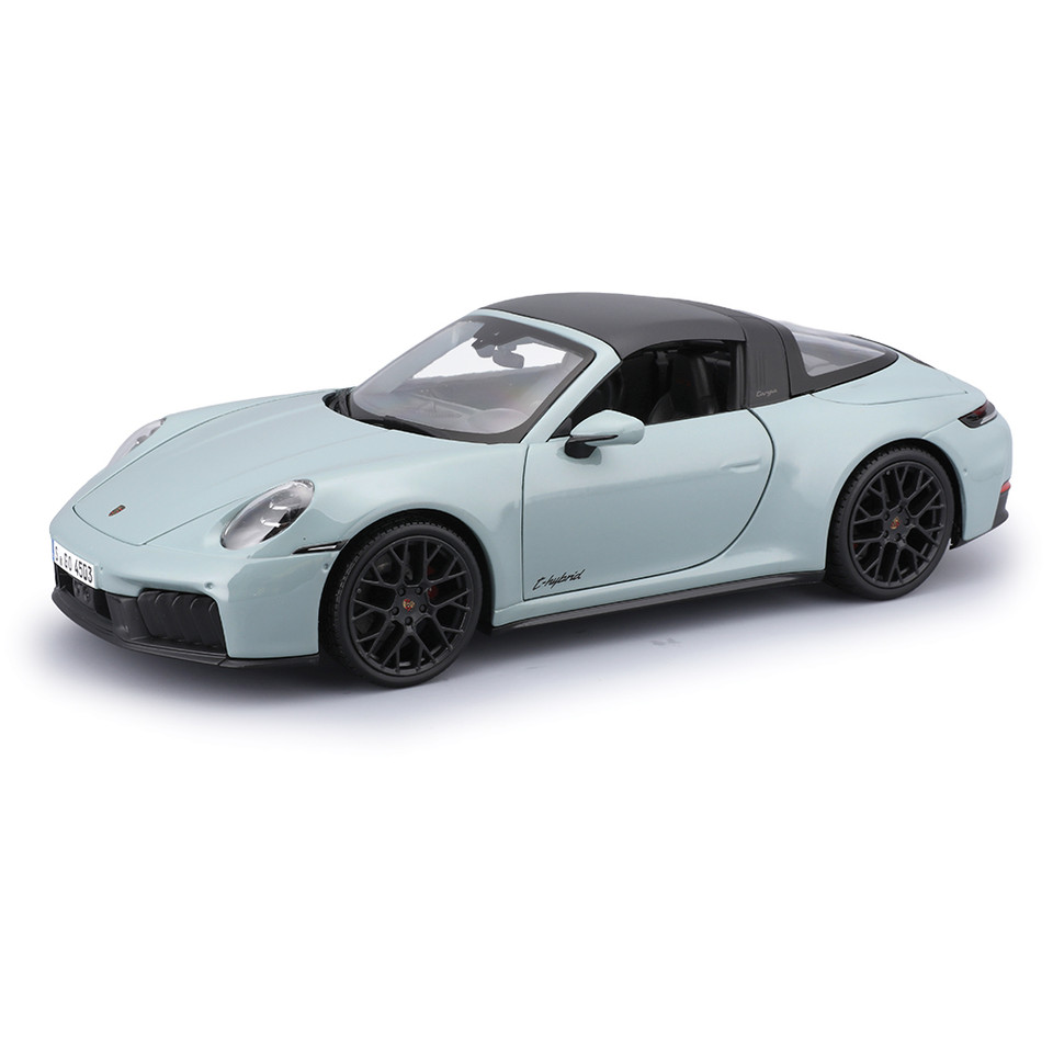 2025 Porsche 911 Carrera GTS (Hybrid) - Green 1:18 Scale Diecast Model Car by Maisto Main Image