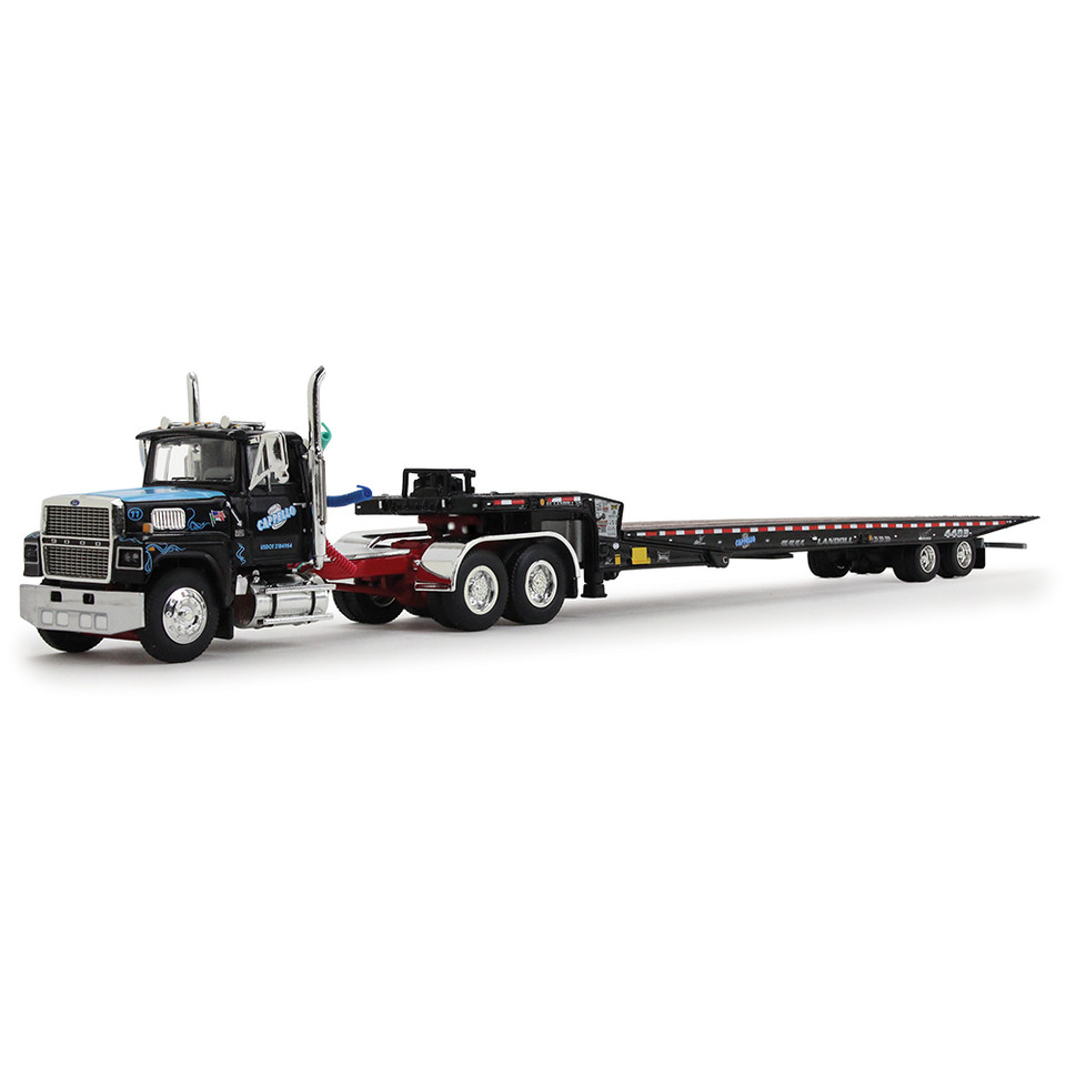 Ford LTL 9000 Day Cab & Landoll 440B-50CA Traveling Axle Trailer - Cappello Transport Main Image