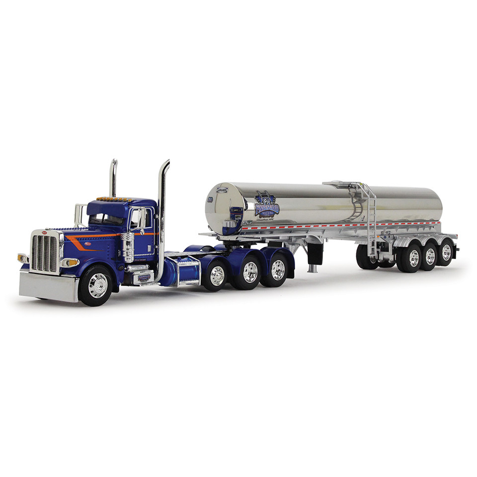 Peterbilt Model 389 Finnesgard Tri-Axle Day Cab & Walker Food Grade Tank Trailer 1:64 Scale Diecast Model Truck by Diecast Promotions Main Image