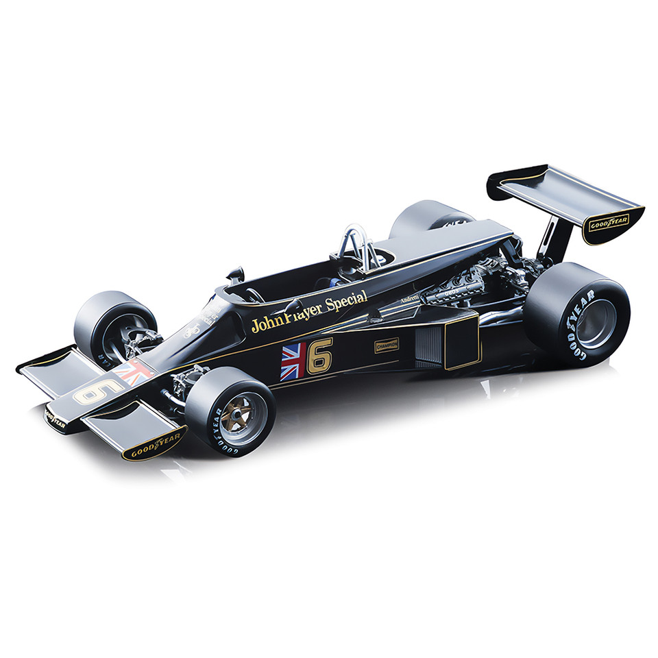 1976 F1 Lotus 77 #6 Brazilian GP - Mario Andretti 1:18 Scale Cast Resin Model Car by Tecnomodel Main Image