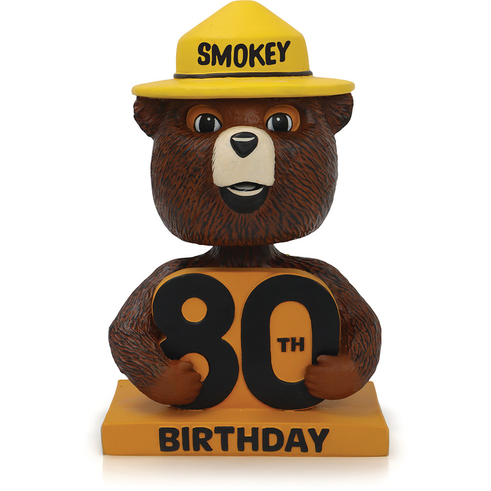 Smokey Bear 80th Birthday Bobblehead  Bobble Head Figure by National Bobblehead Main Image
