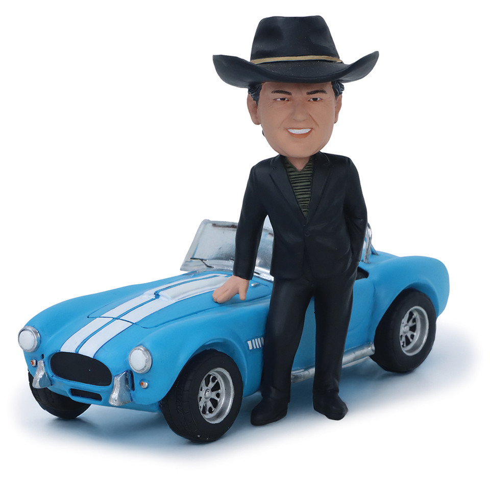 Carroll Shelby Limited Edition Bobblehead  Bobble Head Figure by National Bobblehead Main Image