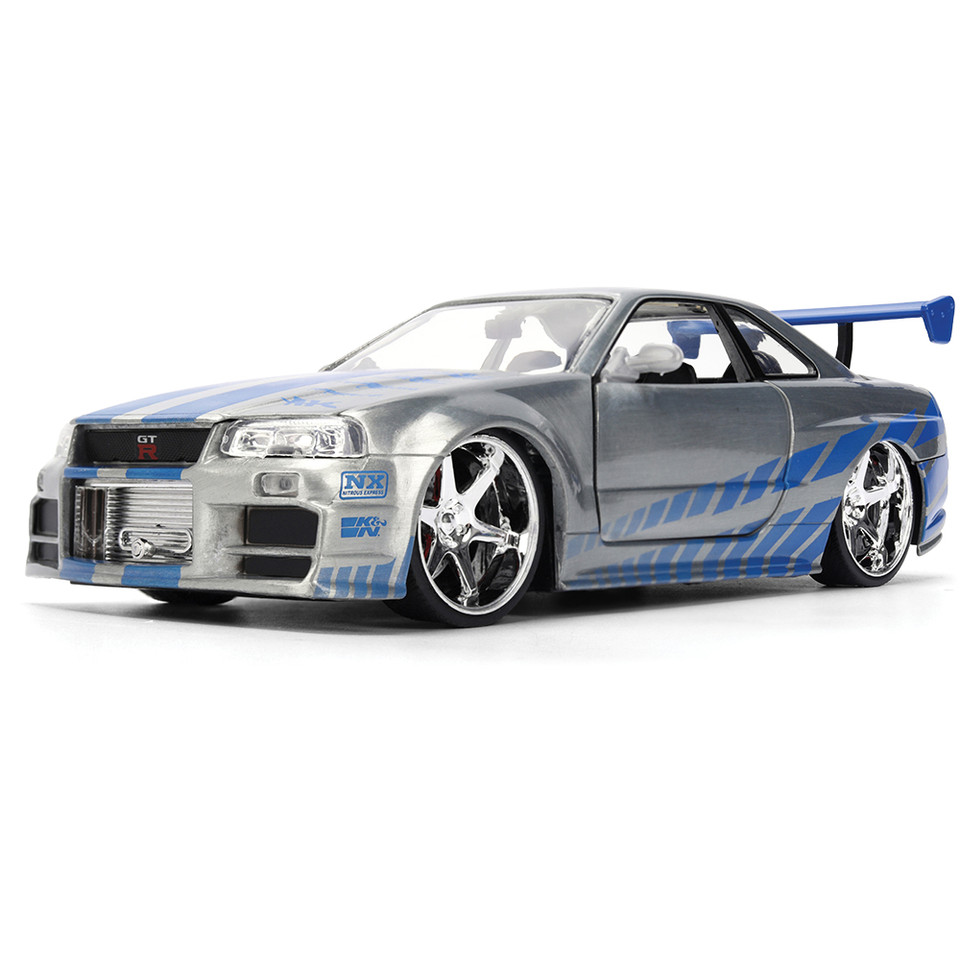Fast & Furious 25th Anniversary BRIAN's Nissan Skyline GT-R - Brushed Metal Finish Main Image