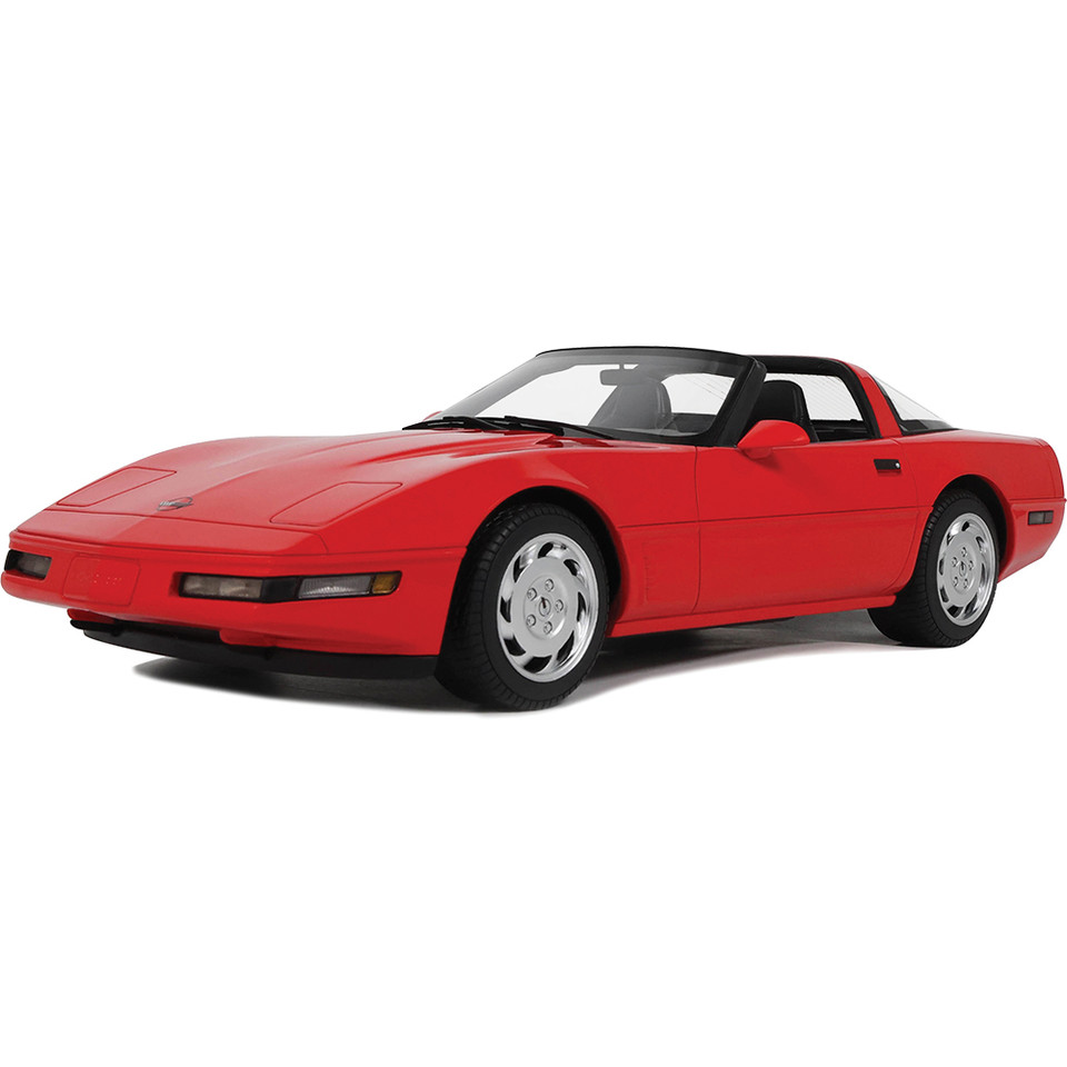 1995 Chevrolet C4 Corvette - Torch Red 1:18 Scale Cast Resin Model Car by GT Spirit Main Image