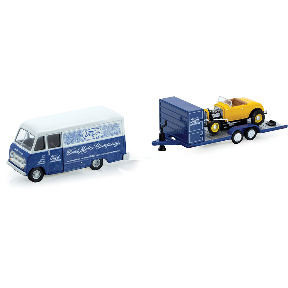 1948 Ford Parcel Truck & 1932 Ford Roadster 1:64 Scale Diecast Model Car by M2 Machines Main Image