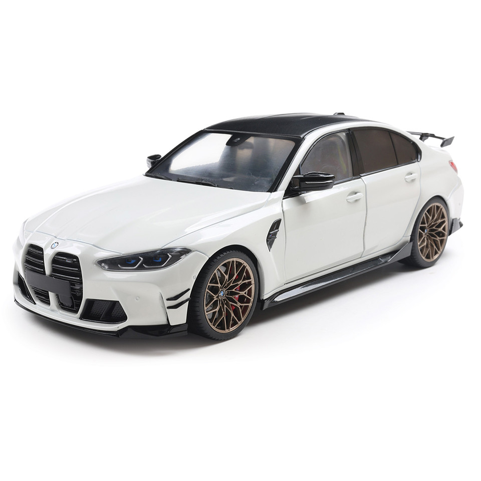 2024 BMW M3 (G80) Performance Parts - Alpineweiss 1:18 Scale Diecast Model Car by Solido Main Image