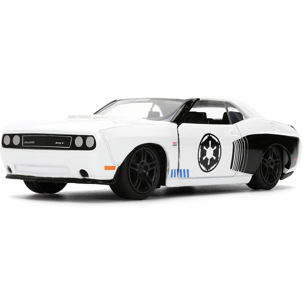 2012 Star Wars Dodge Challenger - Storm Trooper Theme 1:32 Scale Diecast Model Car by Jada Toys Main Image
