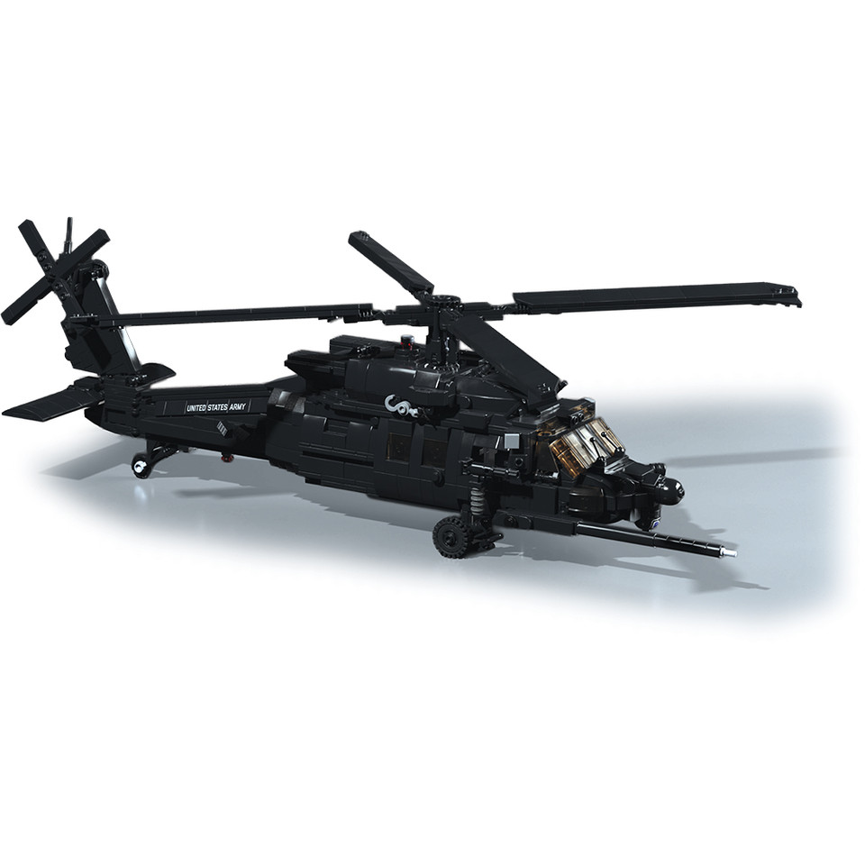 MH-60M Black Hawk Building Block Model - 1263 Pieces  Building Brick Set by Atom Brick Company Main Image
