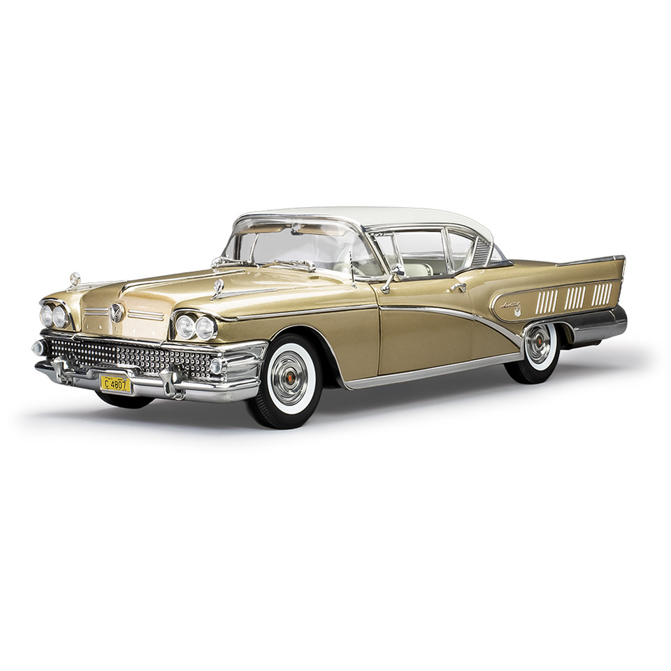 1958 Buick Limited Riviera Coupe - Glacier White / Gold Mist Main Image
