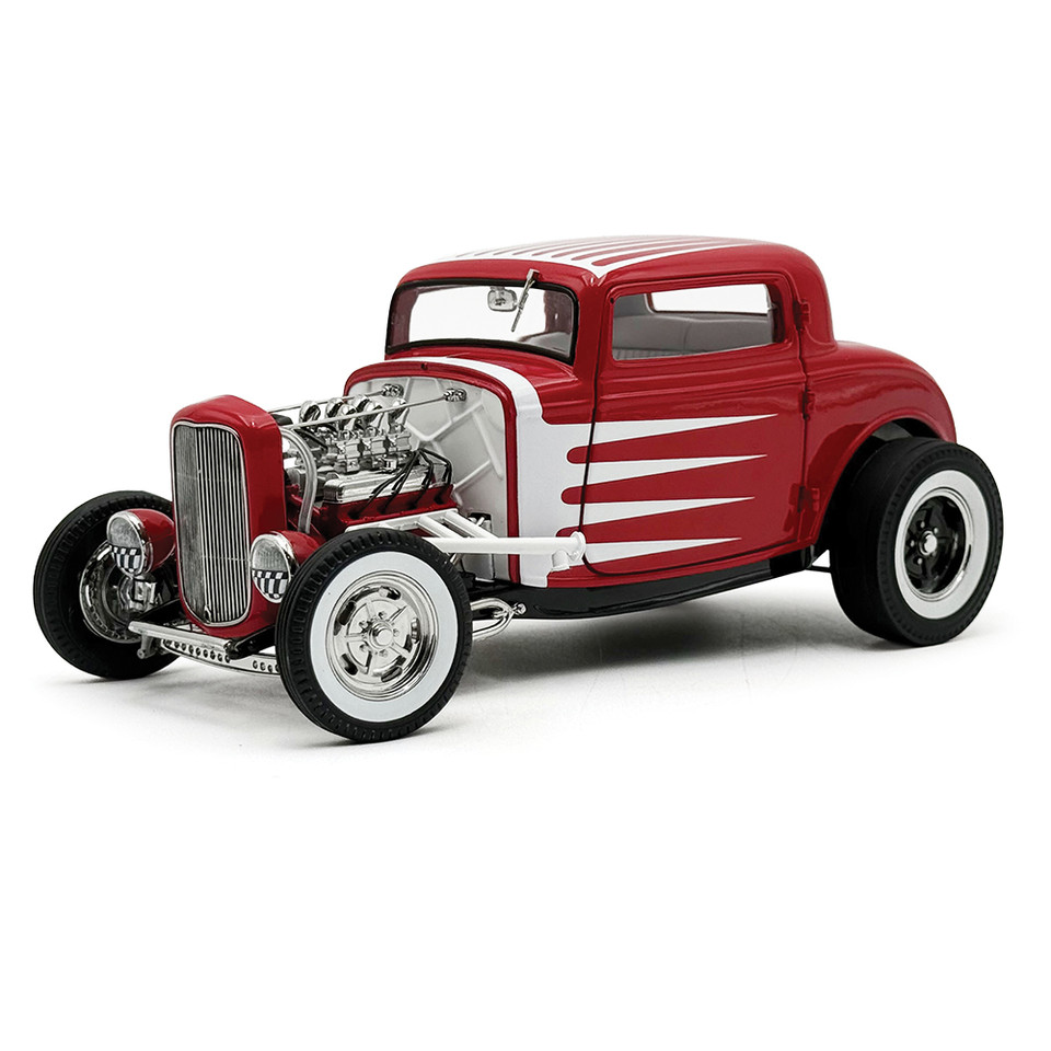 1932 Ford Three Window - Peppermint Twist 1:18 Scale Diecast Model Car by Acme Main Image