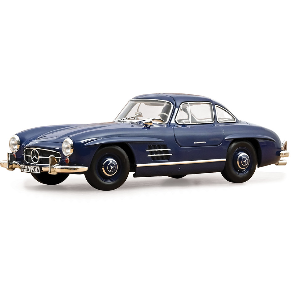 1954 Mercedes-Benz 300 SL - Blue 1:18 Scale Diecast Model Car by Norev Main Image