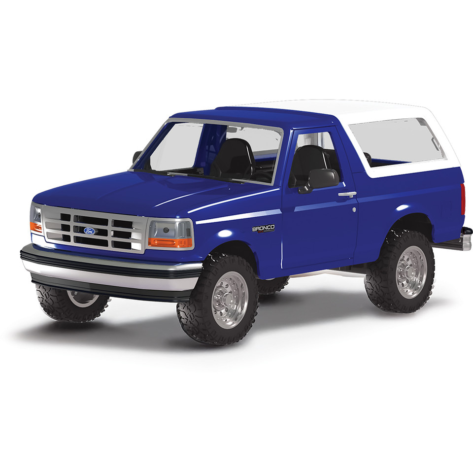 1993 Ford Bronco - Blue 1:24 Scale Diecast Model Truck by Motormax Main Image