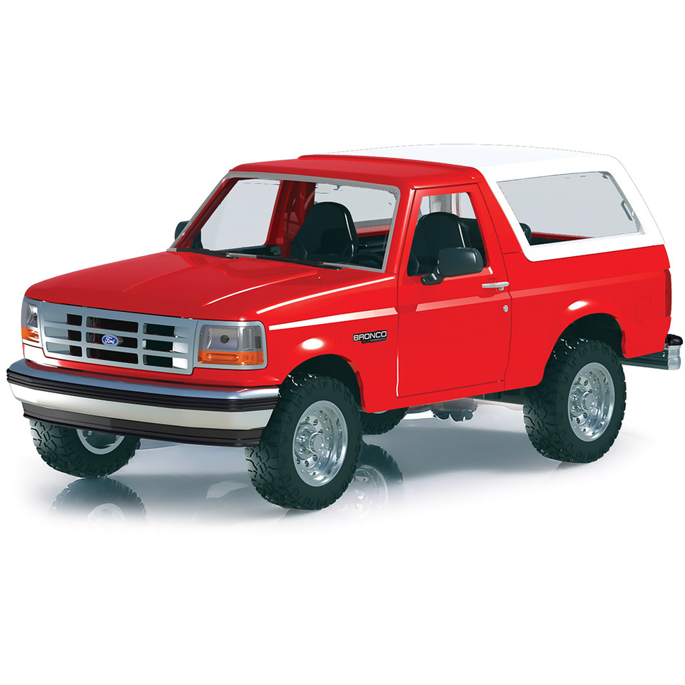 1993 Ford Bronco - Red 1:24 Scale Diecast Model Truck by Motormax Main Image
