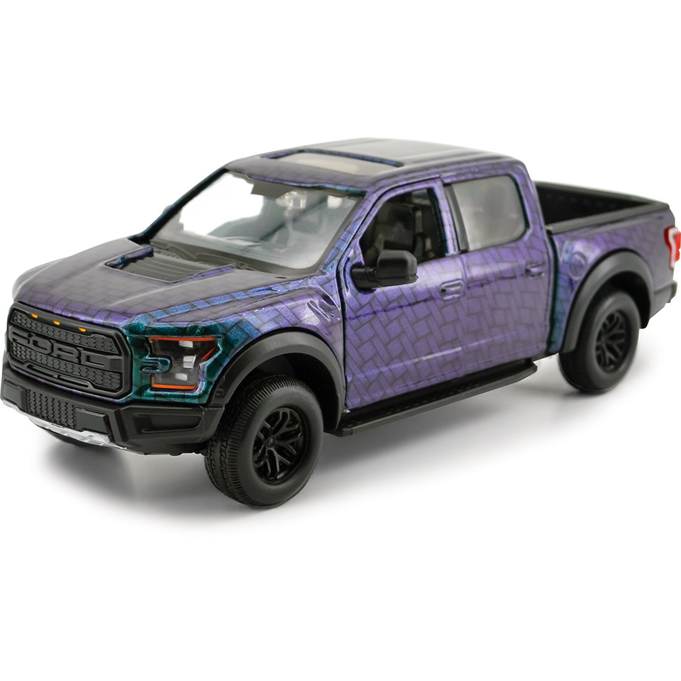 2017 Ford F-150 Raptor Color Shift Wrapped - That's a Wrap 1:27 Scale Diecast Model Truck by Motormax Main Image