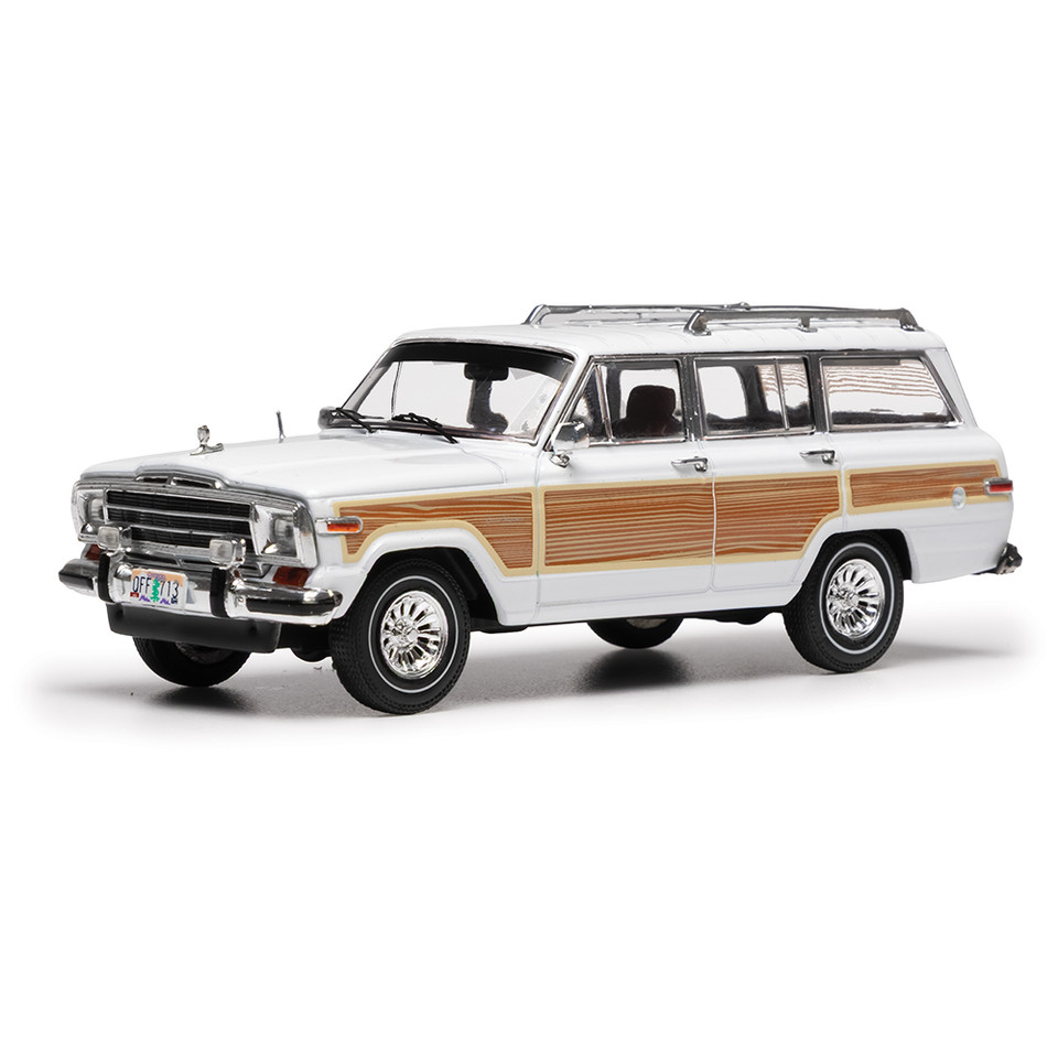 1989 Jeep Wagoneer 4WD - White 1:43 Scale Diecast Model Truck by IXO Models Main Image