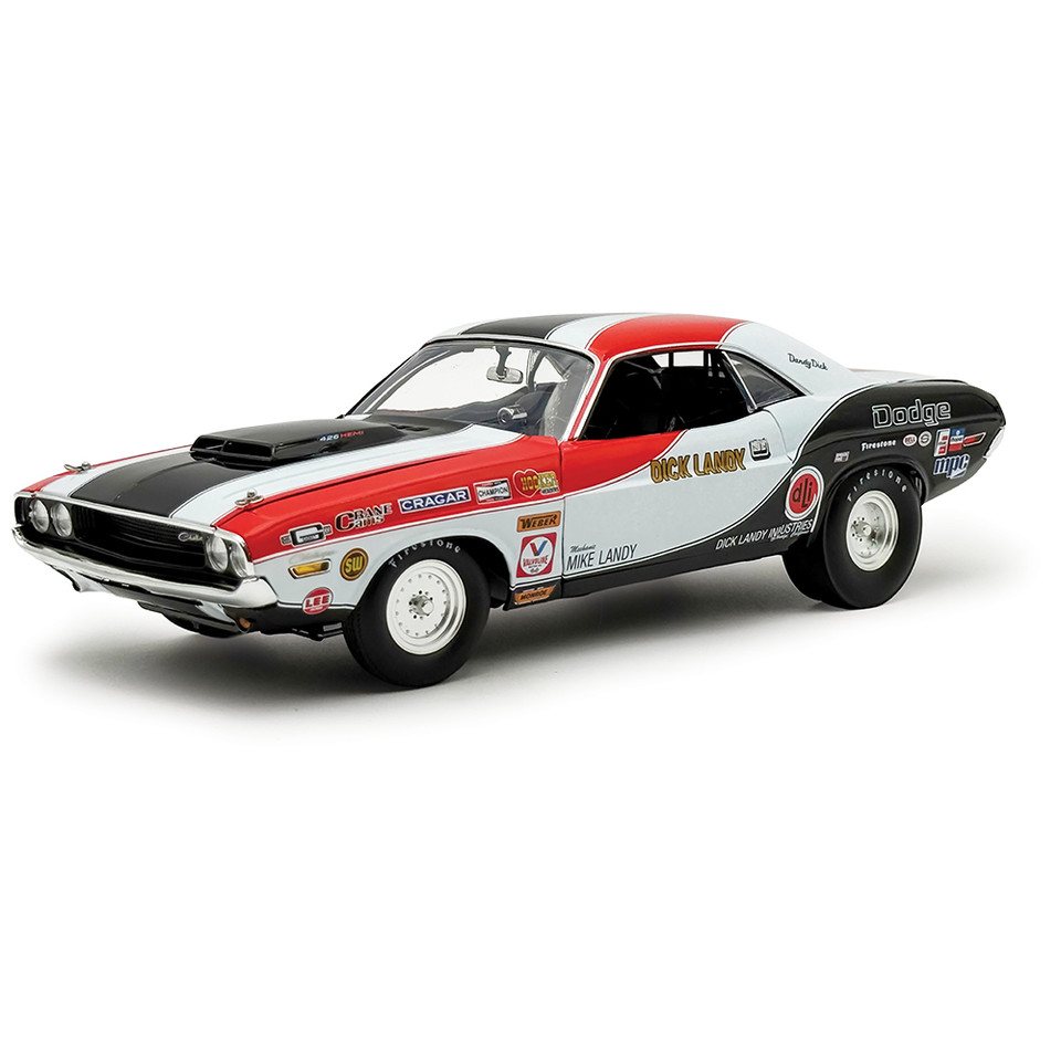 1970 Dodge Challenger - BOYCOTT - Dick Landy 1:18 Scale Diecast Model Car by Acme Main Image