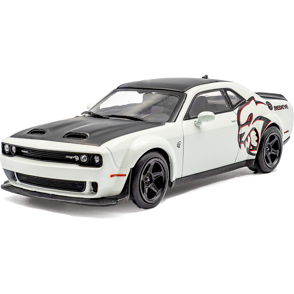 2020 Dodge Challenger SRT Hellcat Redeye Widebody Custom - White Knuckle 1:43 Scale Diecast Model Car by Solido Main Image