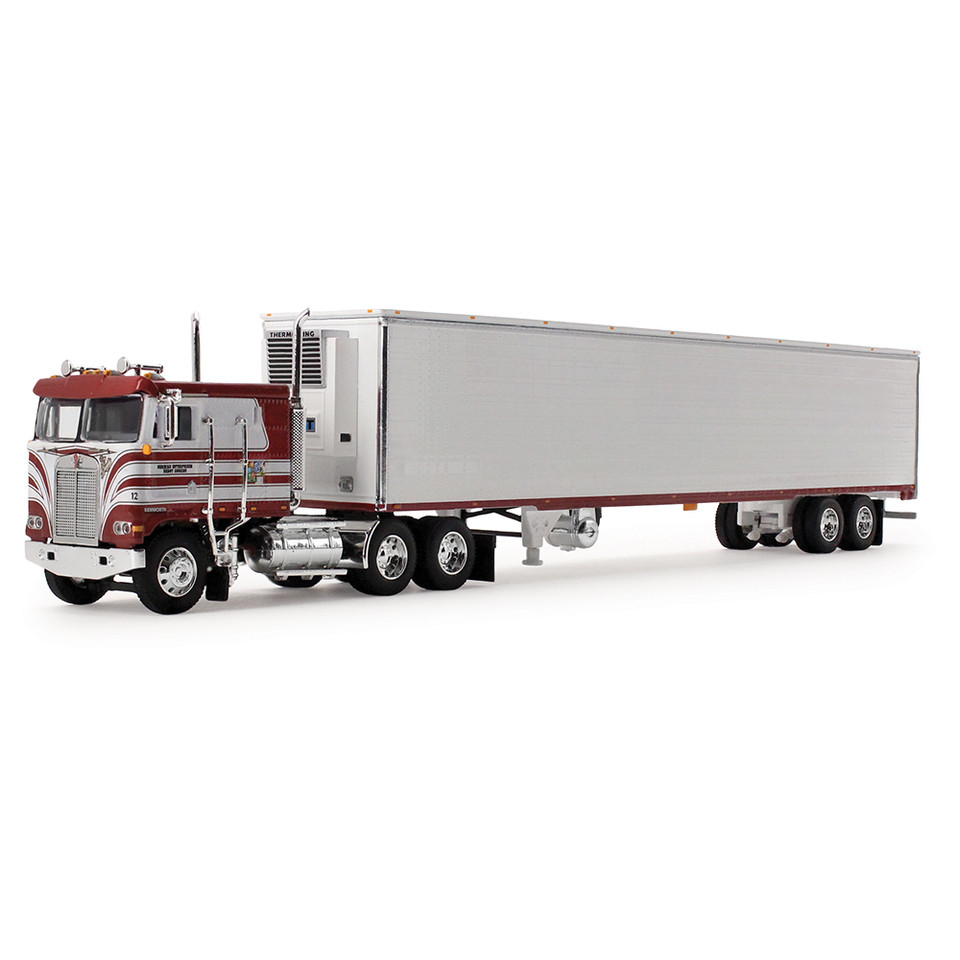Red's Favorites - Jim Skrinar Kenworth K100 COE Flat Top & 53' Utility Reefer Trailer Main Image
