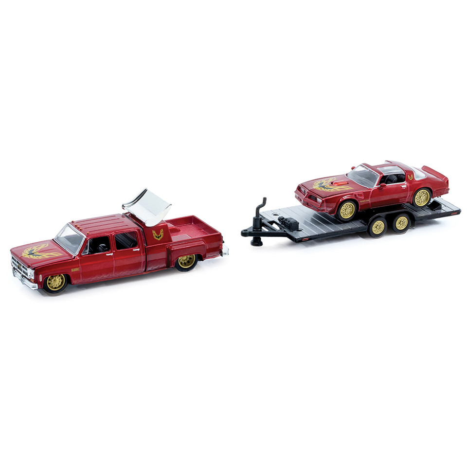 1977 GMC Sierra 3500 - Custom & 1977 Pontiac Firebird Trans Am Diecast Collection 1:64 Scale Diecast Model Truck by M2 Machines Main Image
