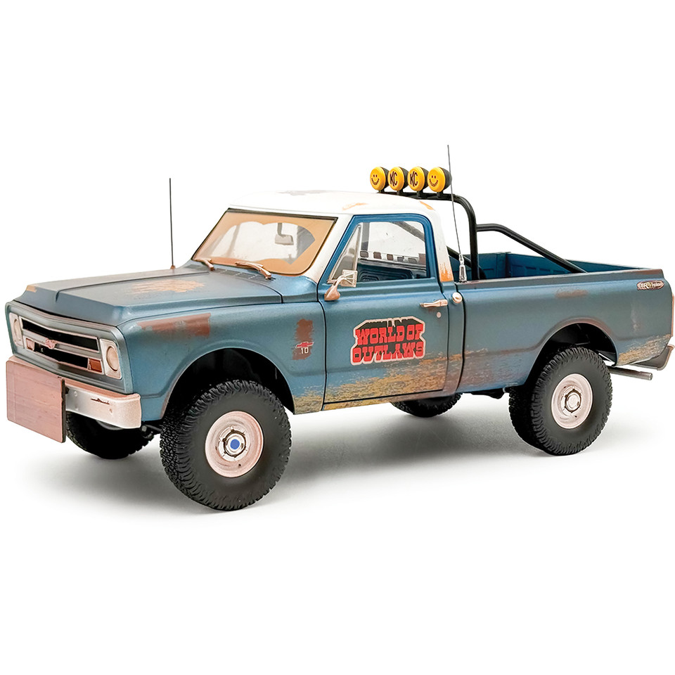 1967 Chevrolet K10 - World of Outlaws Push Truck 1:18 Scale Diecast Model Truck by Acme Main Image