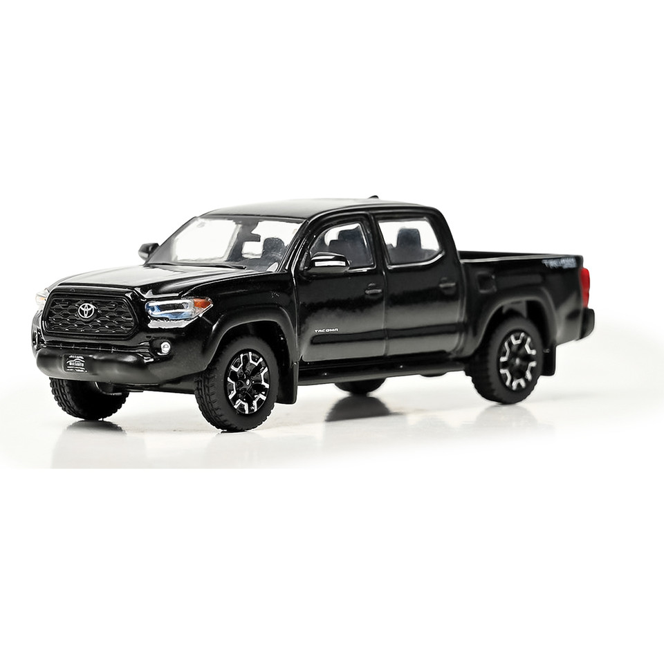 2022 Toyota Tacoma - Midnight Black Metallic 1:64 Scale Diecast Model Truck by IXO Models Main Image