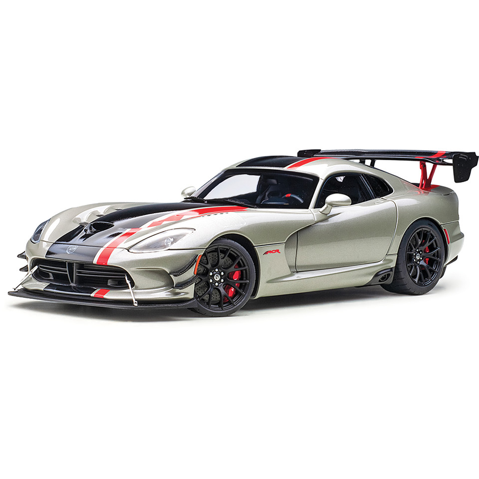 2017 Dodge Viper GTS-R Commemorative Edition ACR - Bullet Silver Metallic w/Black Stripes Main Image