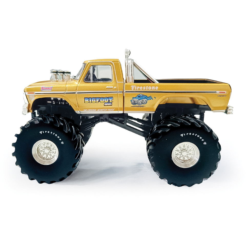 Bigfoot #1 50th Anniversary - 1979 Ford F-250 Monster Truck - Gold Metallic Main Image