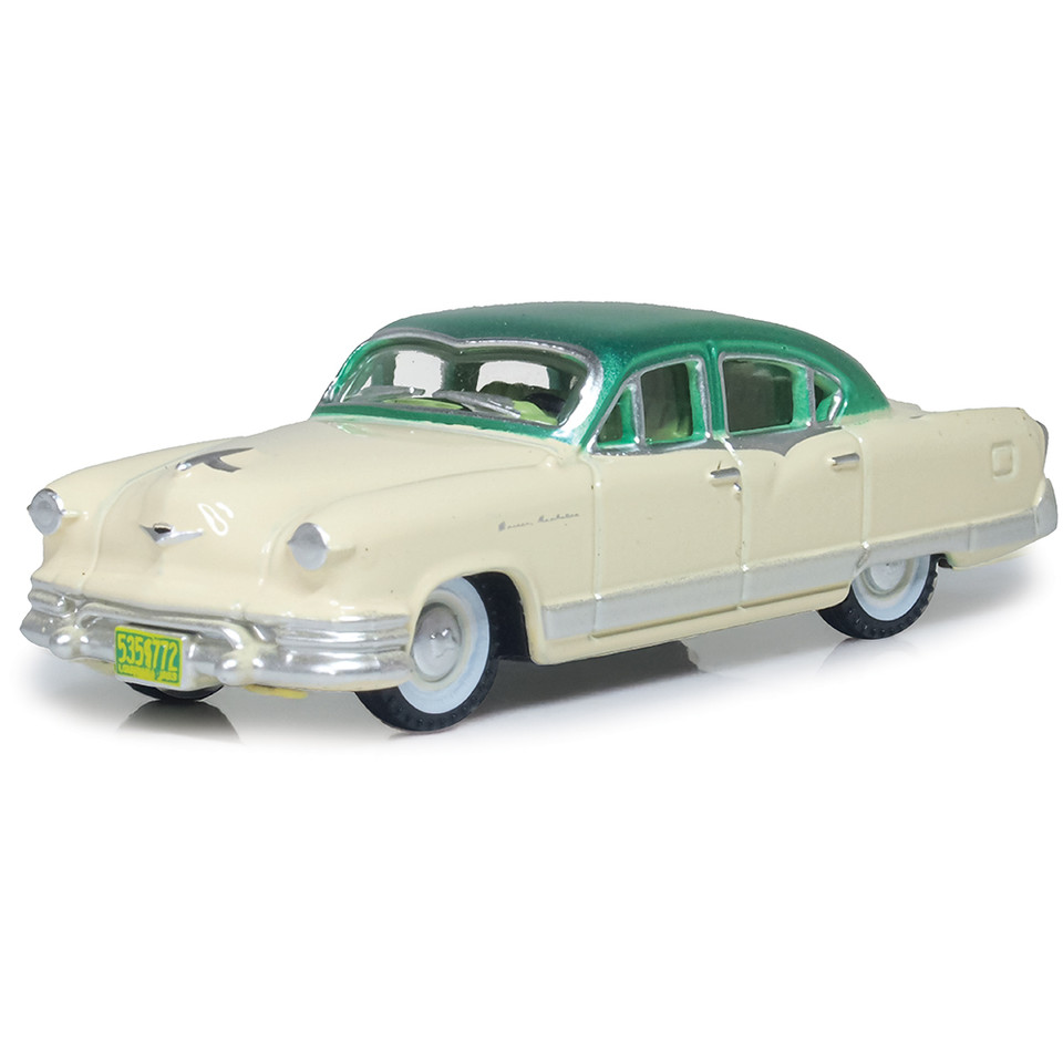1953 Kaiser Manhattan - Stardust Ivory / Jade Green 1:87 Scale Diecast Model Car by Oxford Diecast Main Image