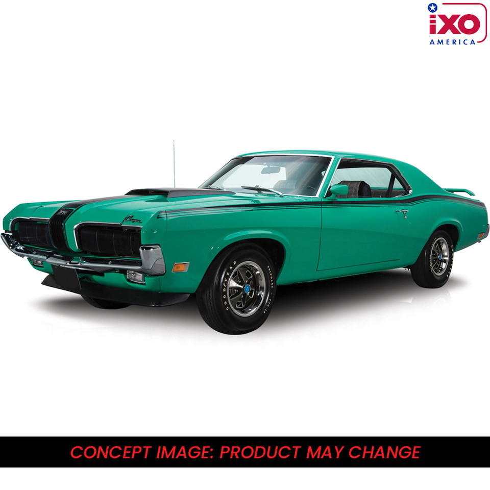 1970 Mercury Cougar Eliminator 428 CJ - Competition Green 1:43 Scale Diecast Model Car by IXO Models Main Image
