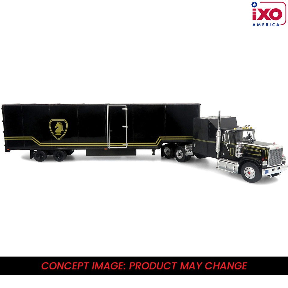 1980 GMC General With Black And Gold Trailer 1:64 Scale  by IXO Models Main Image
