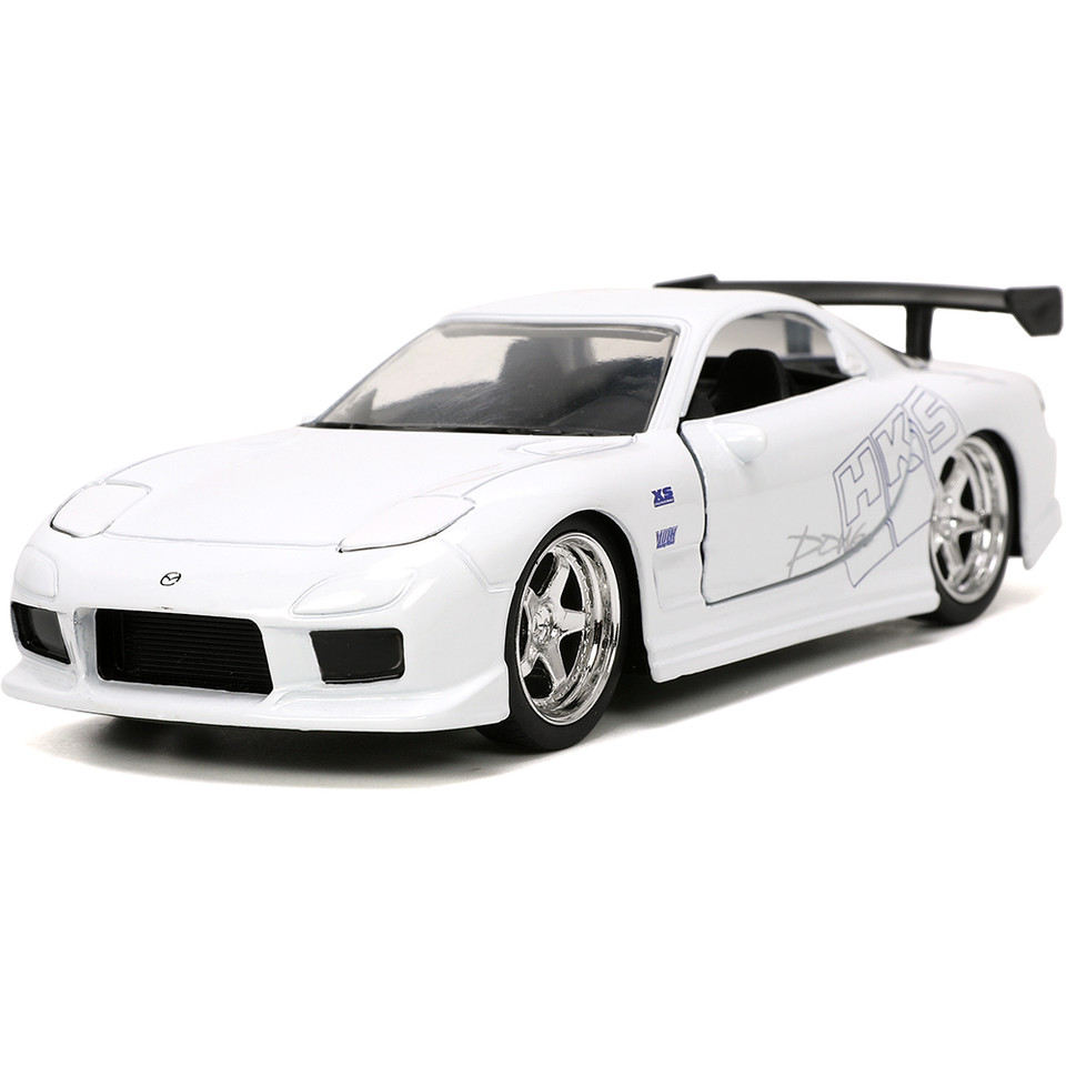1993 Fast & Furious Mazda RX-7 - White 1:32 Scale Diecast Model Car by Jada Toys Main Image
