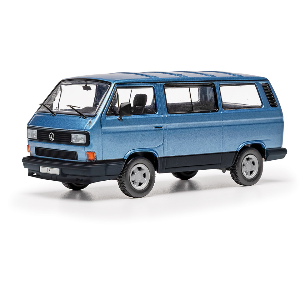 1989 VW T3 Multivan - Blue 1:43 Scale Diecast Model Truck by IXO Models Main Image