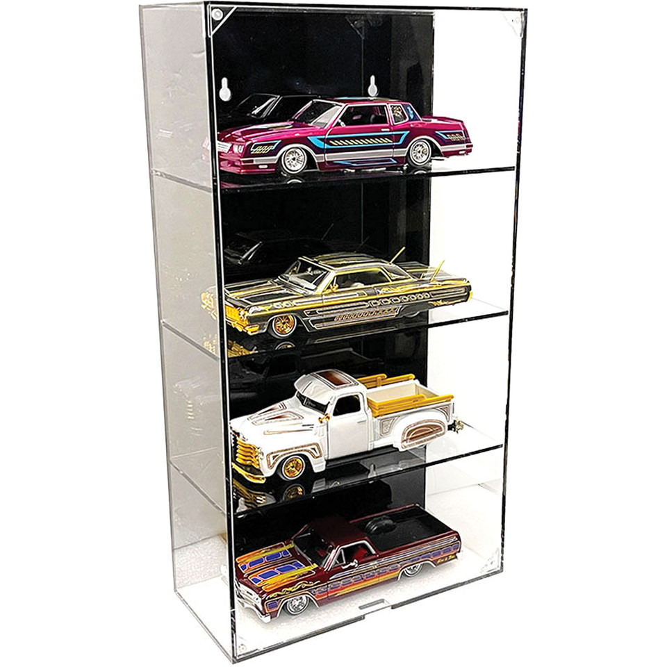 1:24 Scale 4 Car Wall Mount Collector Display Case 1:24 Scale  by Mijo Main Image