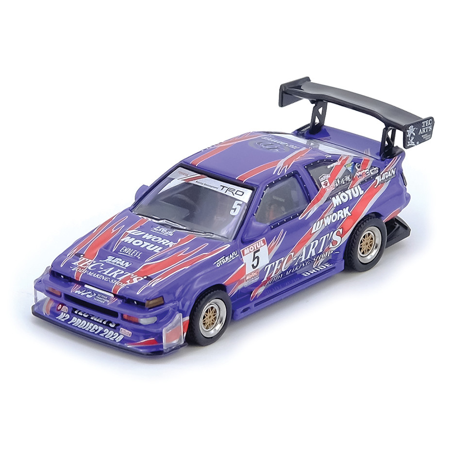 Toyota Sprinter Trueno AE86 N2 Project By Tec-Art'S 1:64 Scale Diecast Model Car by Inno Models Main Image