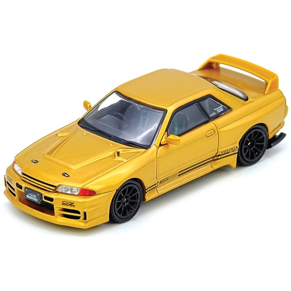 Top Secret BNR32 Nissan GT-R (650R) - Gold 1:64 Scale Diecast Model Car by Inno Models Main Image