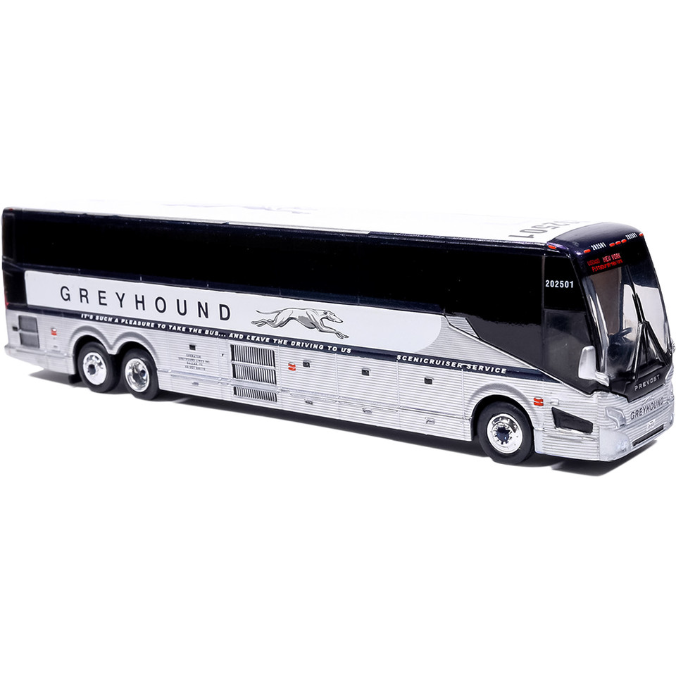 Prevost H3-45 Coach: Greyhound Scenicruiser Vintage Livery Main Image