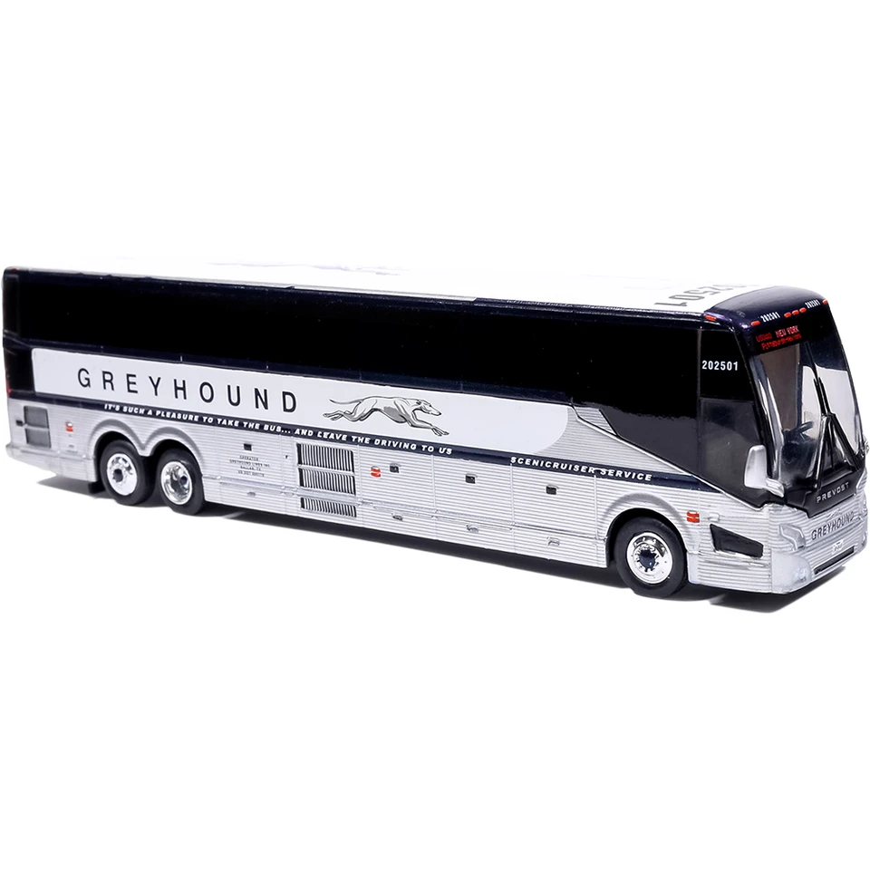 Prevost H3-45 Coach: Greyhound Scenicruiser Vintage Livery Main Image