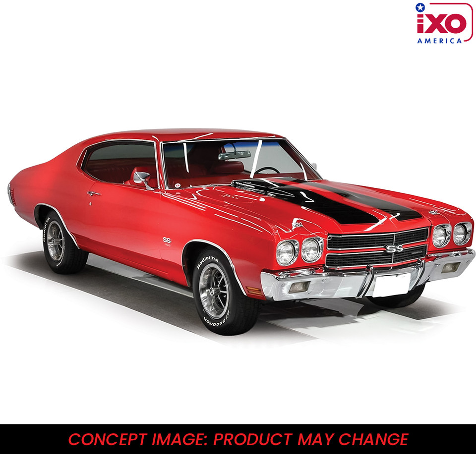 1970 Chevrolet Chevelle SS 454 - Cranberry Red 1:43 Scale Diecast Model Car by IXO Models Main Image