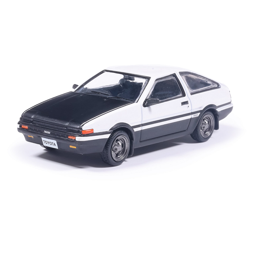 1983 Toyota Sprinter Trueno (AE86) - Black and White 1:64 Scale  by IXO America Main Image