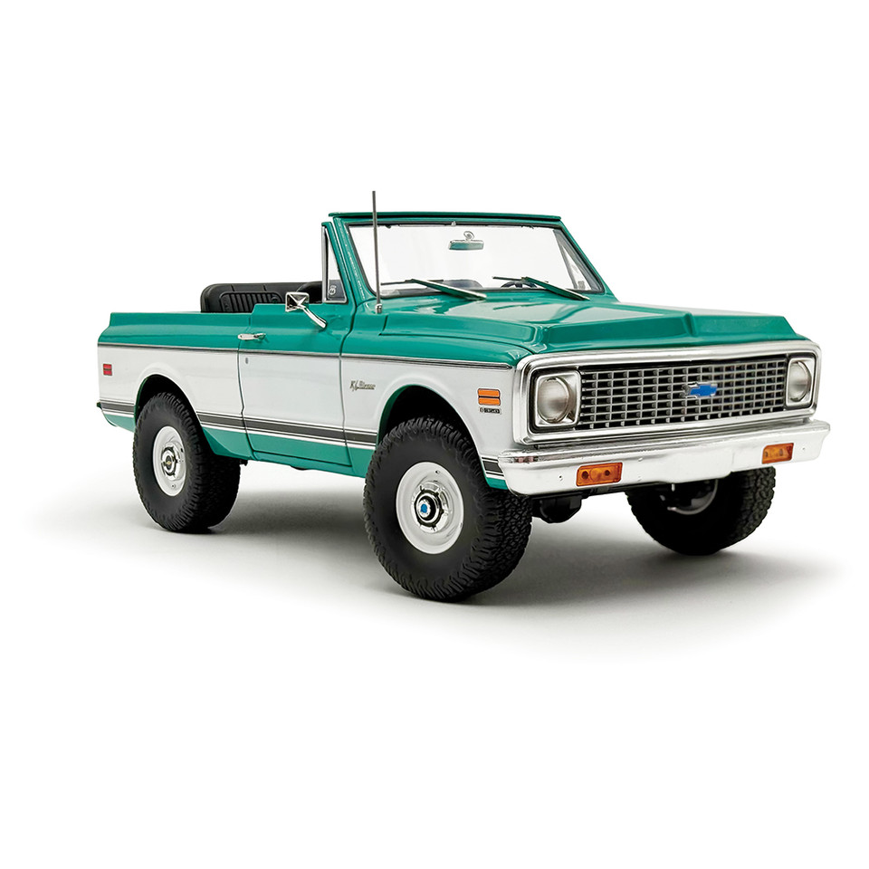1972 Chevrolet Blazer K/5 CST Route 66 100 Years - Medium Green 1:18 Scale Diecast Model Truck by Acme Main Image