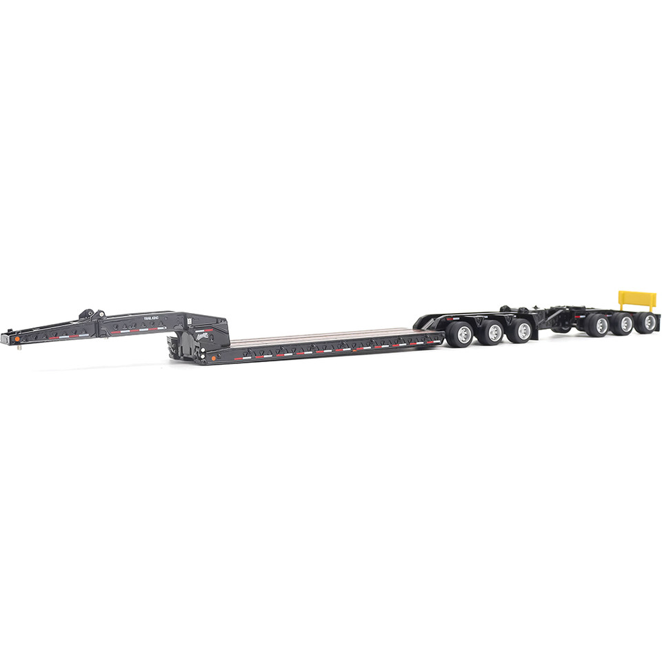 Trail King TK170 Hydraulic Detachable Gooseneck Lowboy Trailer with Jeep & Booster 1:64 Scale Diecast Model Truck by Diecast Masters Main Image