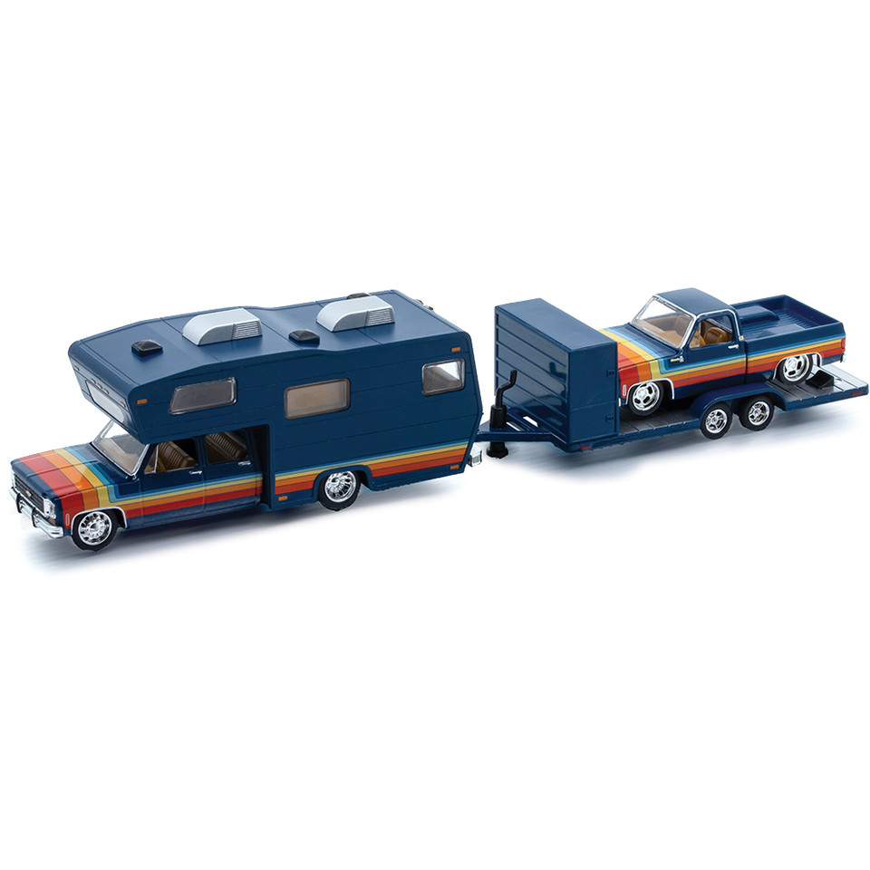 1975 Chevrolet Cheyenne Super 30 & 1978 Chevrolet C10 Silverado 1:64 Scale Diecast Model Truck by M2 Machines Main Image