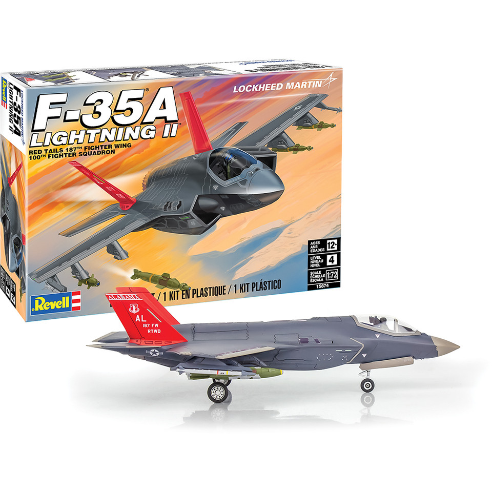 Lockheed Martin® F-35®A Lightning II® 1:72 Scale Plastic Model Kit by Revell Main Image