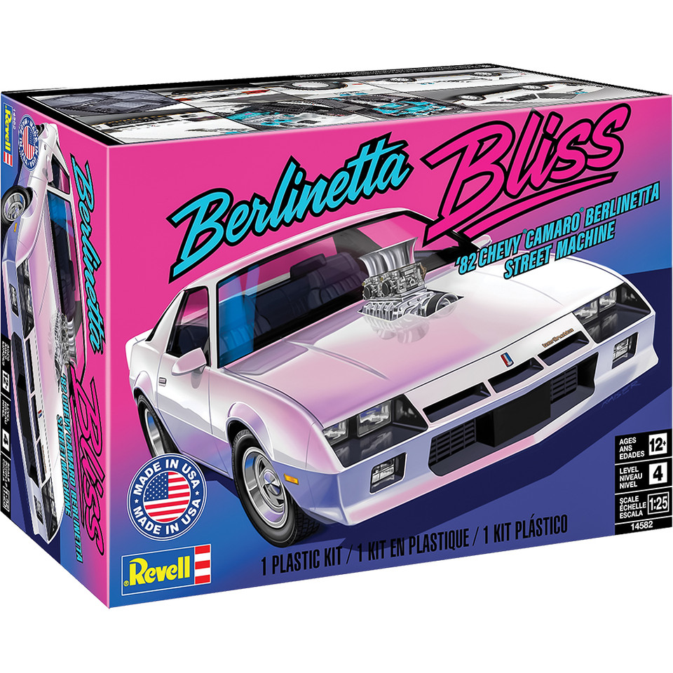 '82 Camaro Berlinetta Street Machine 1:25 Scale Plastic Model Kit by Revell Main Image